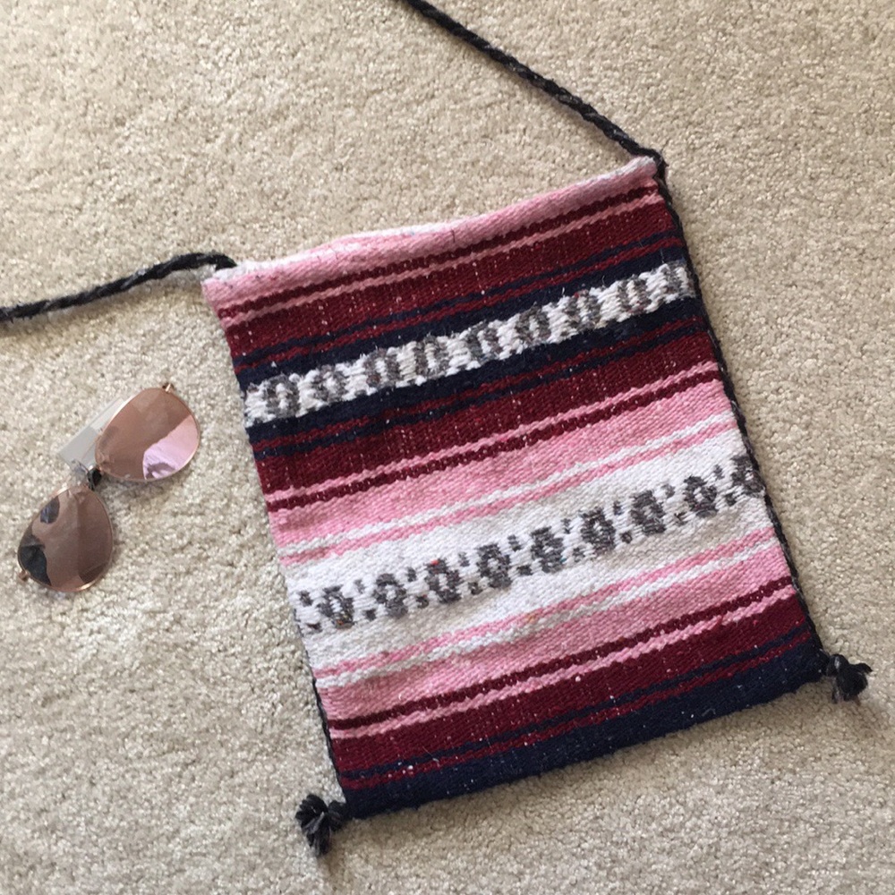 Quilted Bohemian Hippie Long Bag